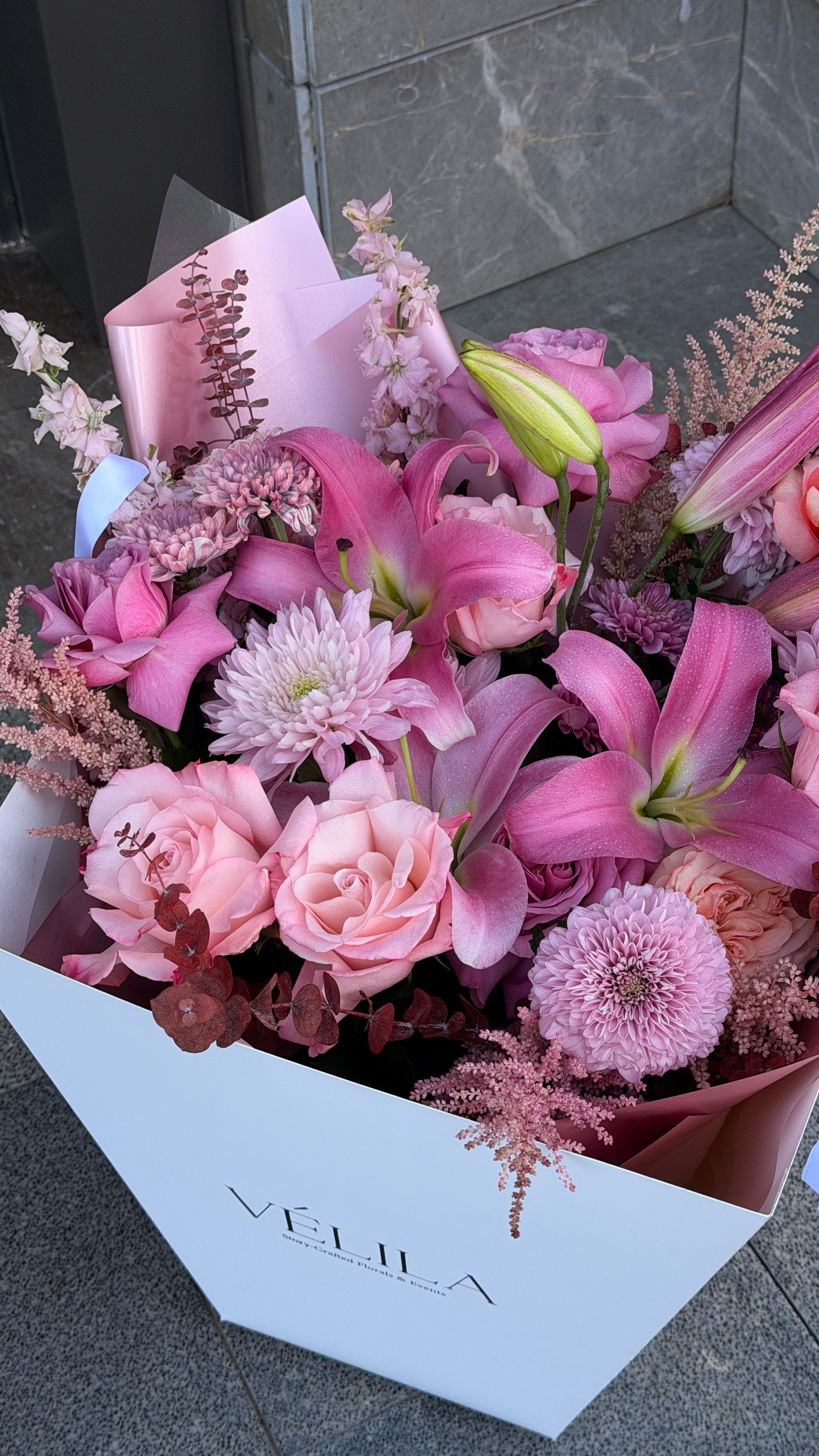 Velila-Pink Symphony Premium Bouquet