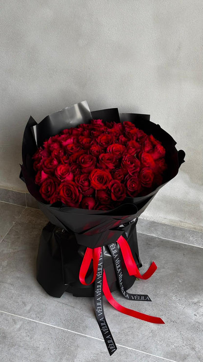Crimson Love – 61 Roses