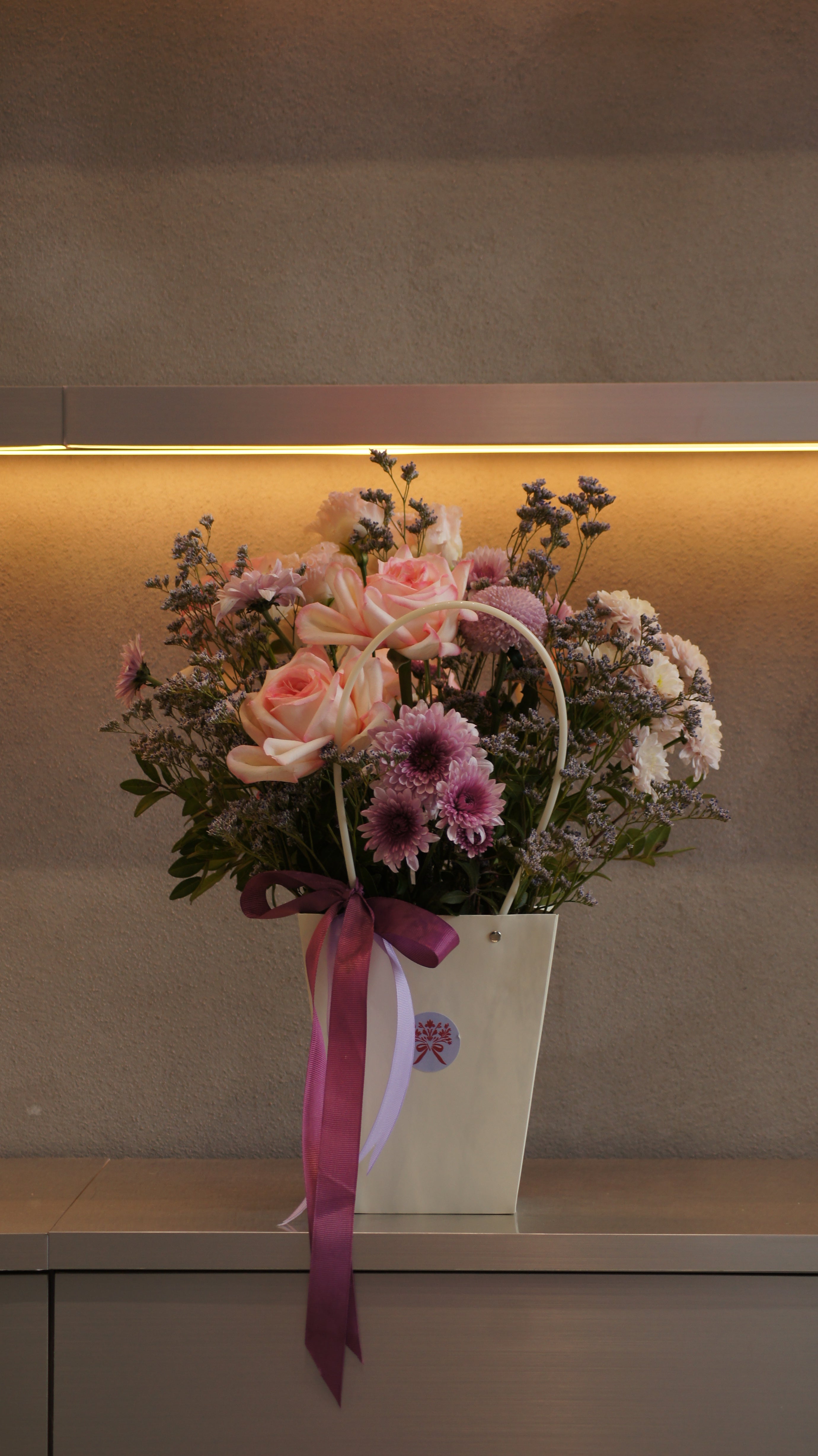 Romantik Zerafet Koleksiyonu - Pudra Bahçe Kutusu