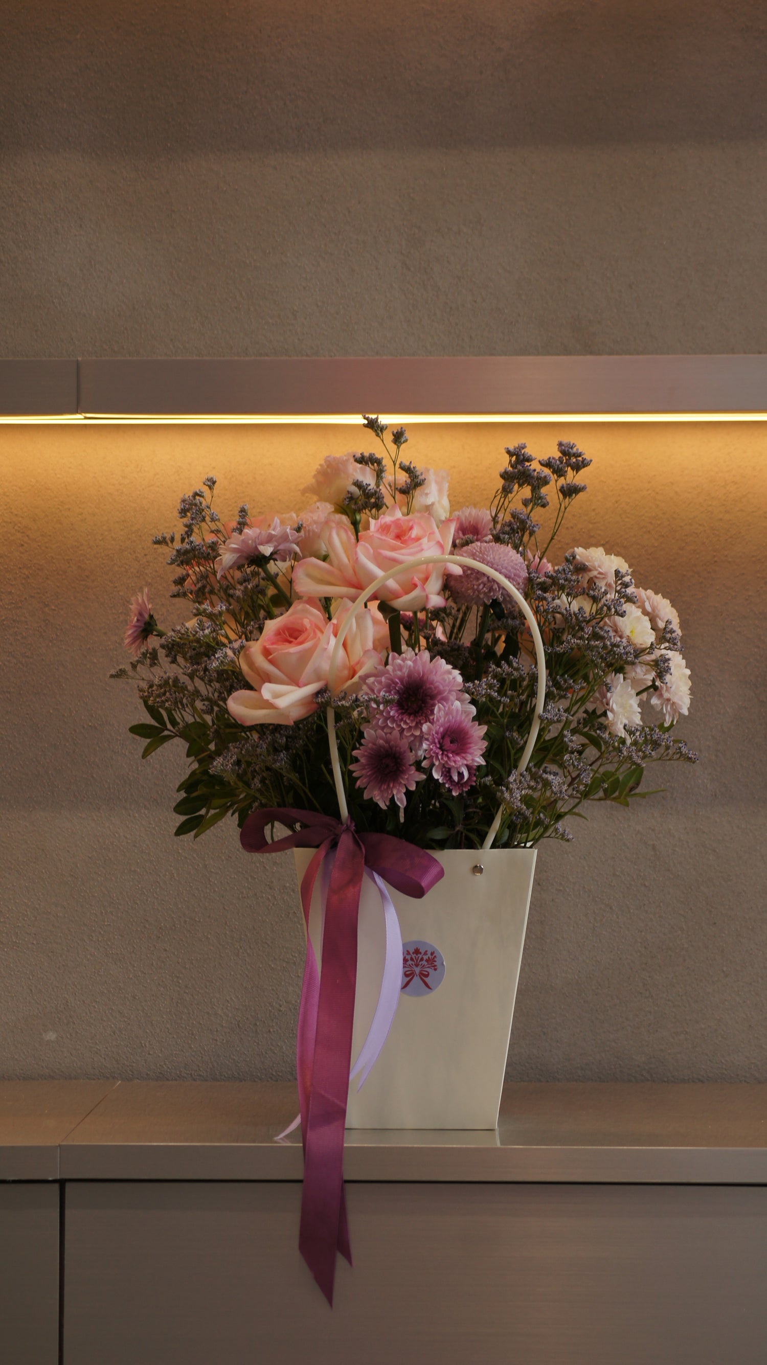 Romantik Zerafet Koleksiyonu - Pudra Bahçe Kutusu