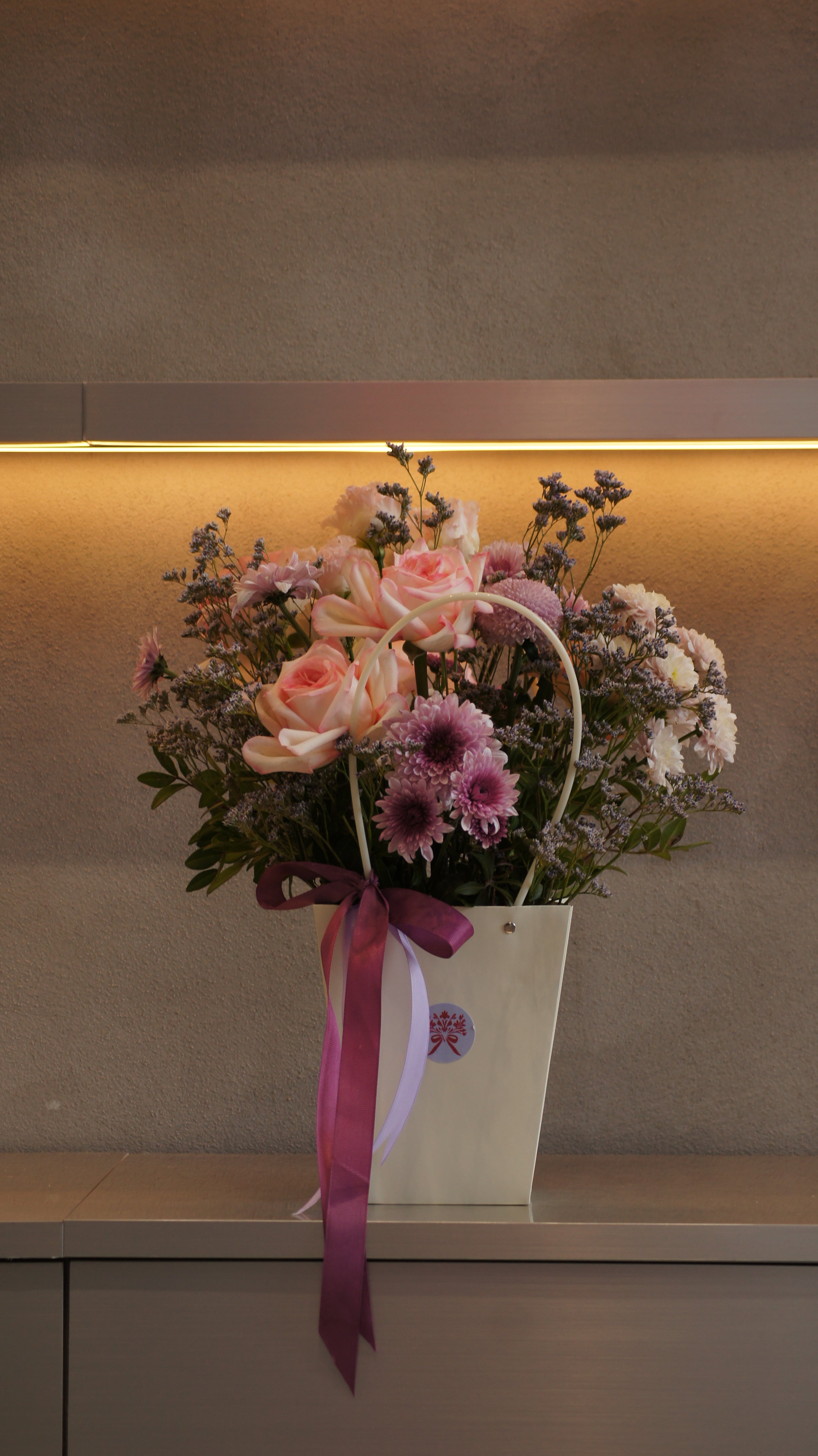 Romantik Zerafet Koleksiyonu - Pudra Bahçe Kutusu