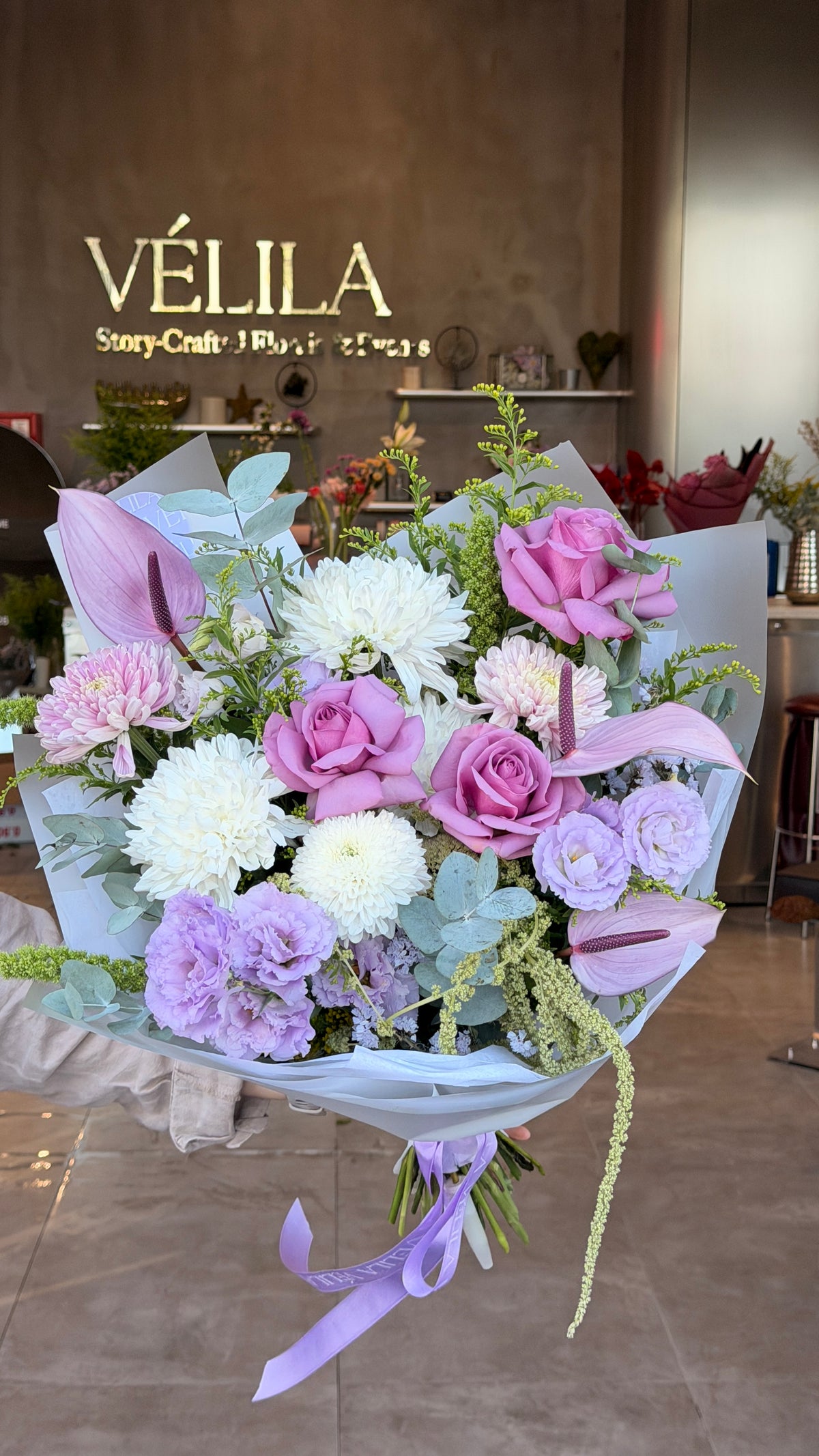 Velila-Lilac Garden Buketi