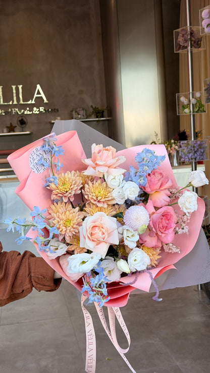 Velila-Peach Breeze Premium Bouquet