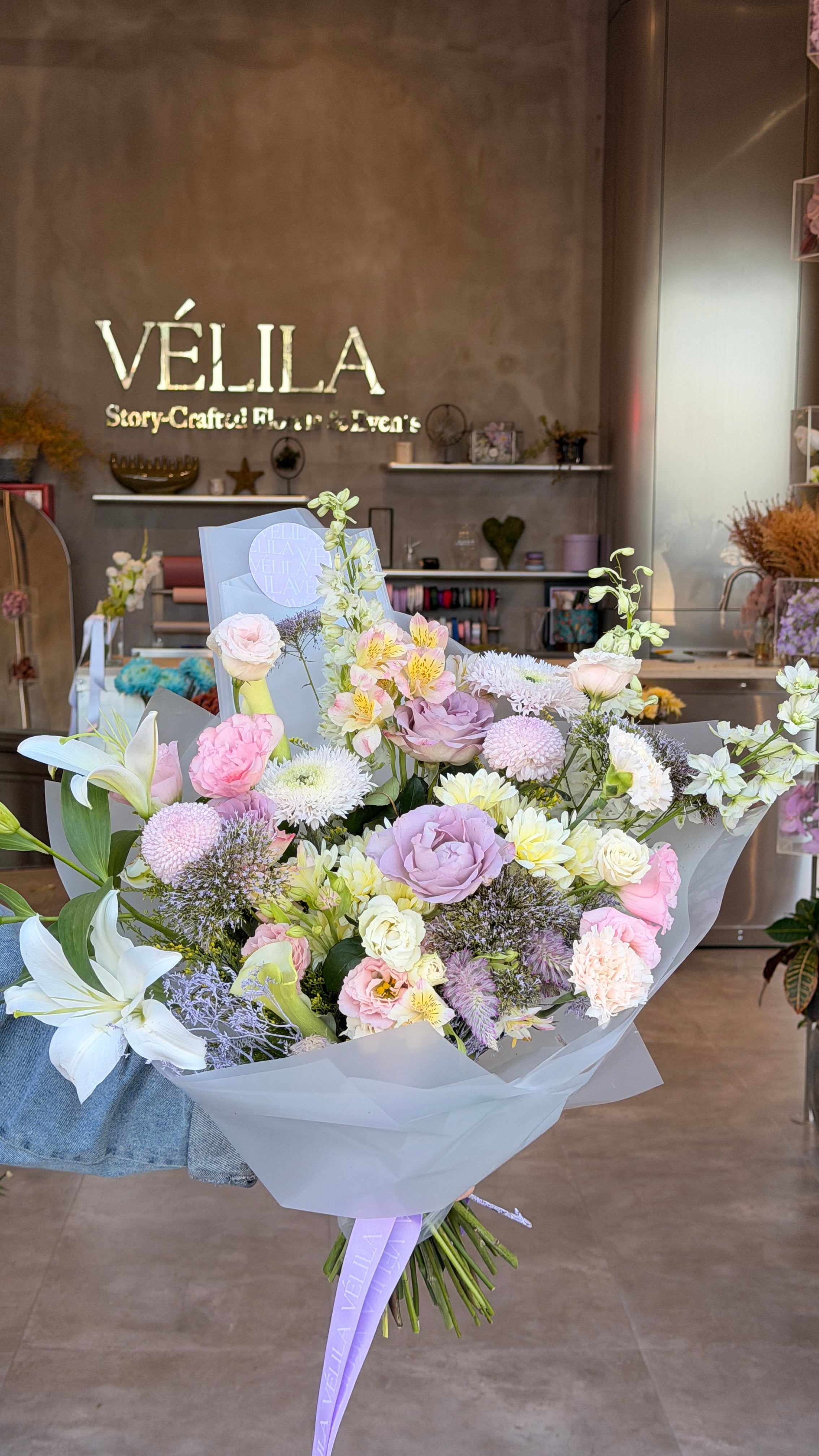 Velila-Lavanta Bahçesi Premium Buket