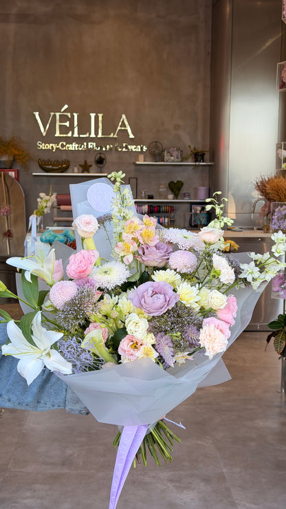 Velila-Lavanta Bahçesi Premium Buket