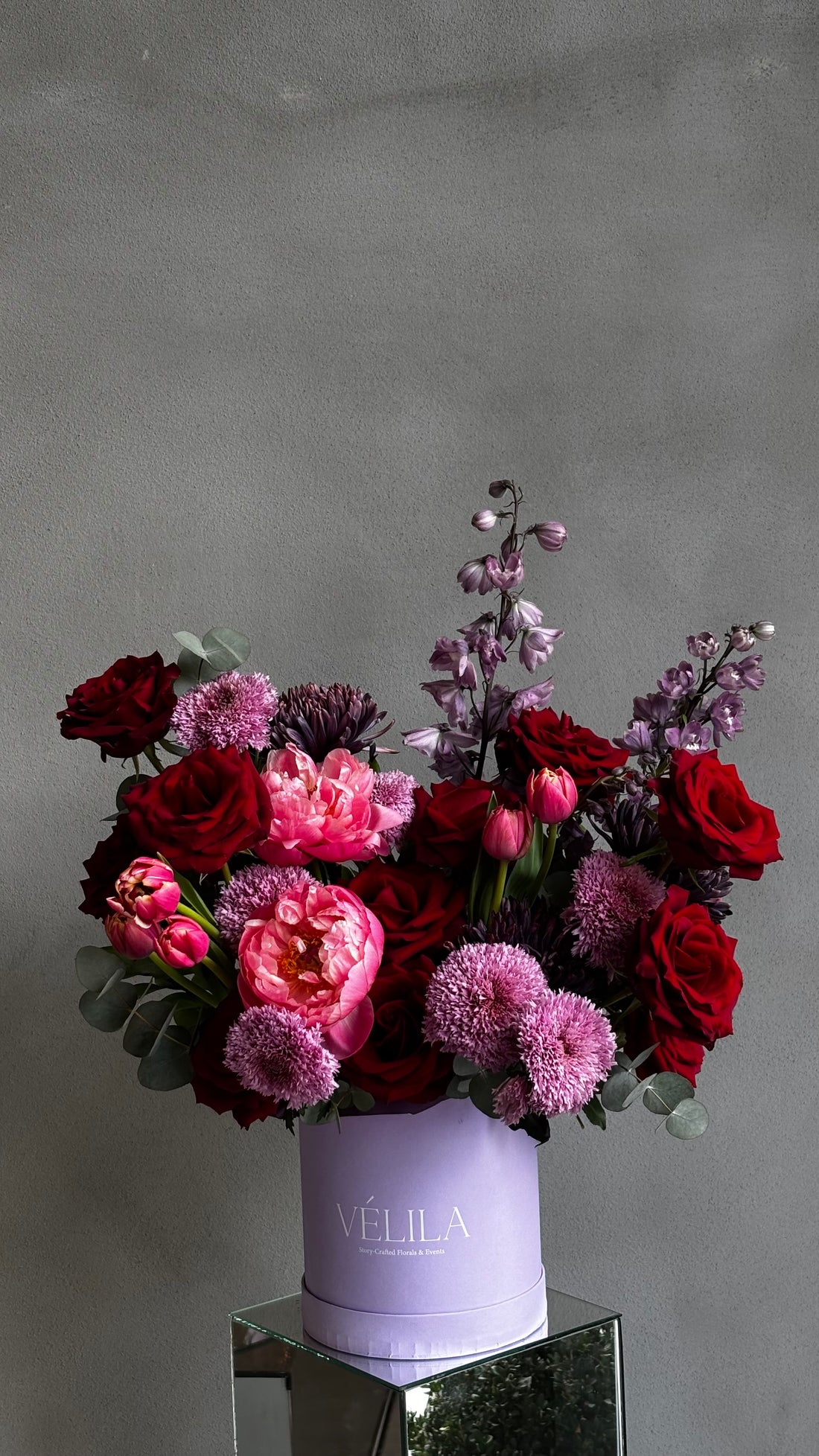 Velila - Erguvan Aşkı Kutu Aranjmanı