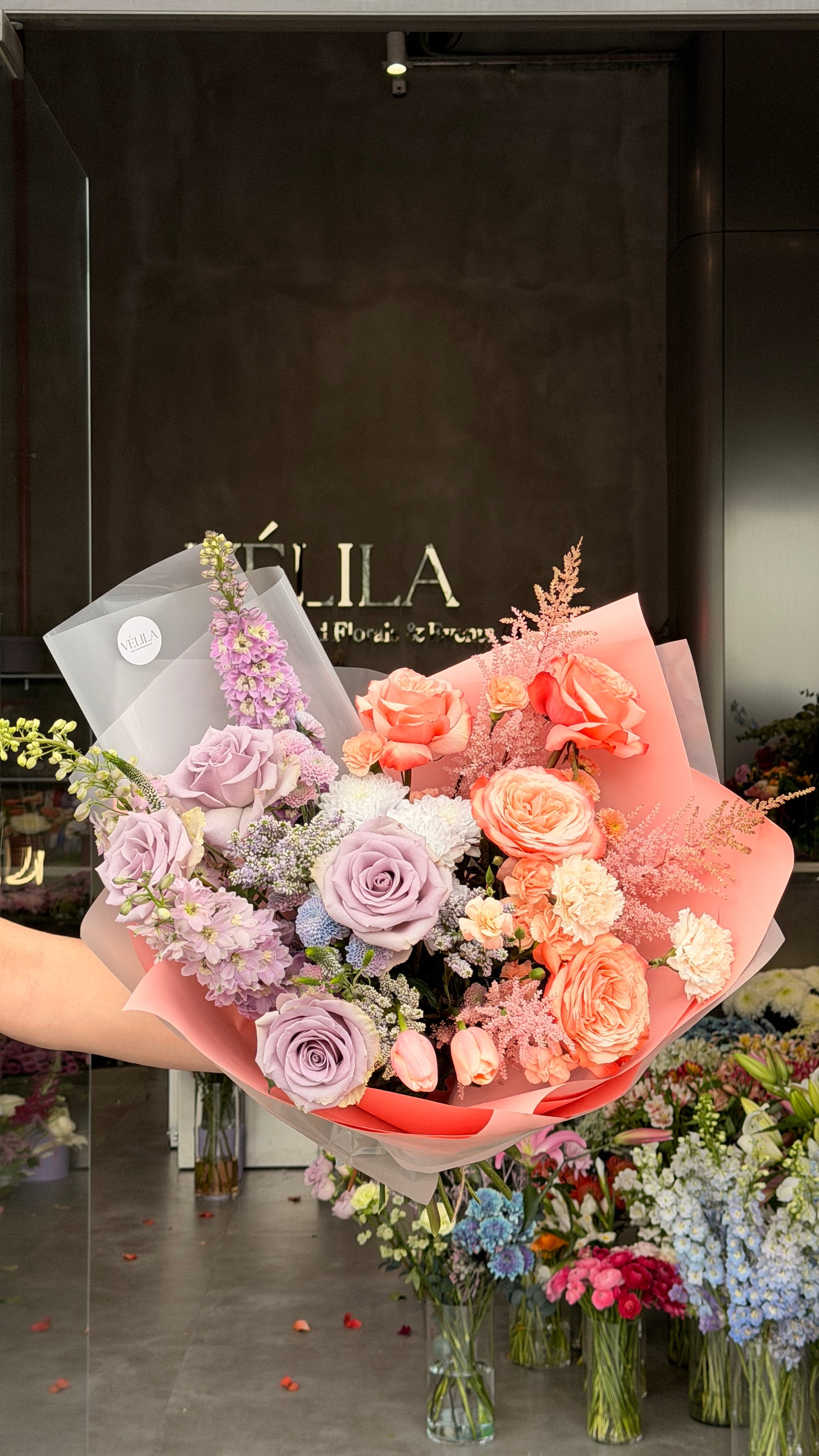 Velila-pastel Uyum Premium Buket