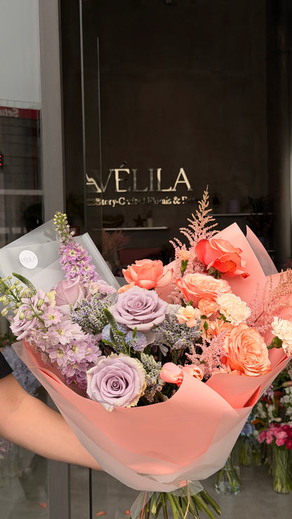 Velila-pastel Uyum Premium Buket